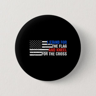 Macaron Rond 5 Cm Drapeau de la Journée du drapeau commémoratif USA