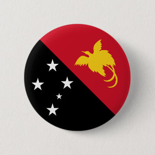 Macaron Rond 5 Cm Drapeau de la Papouasie-Nouvelle-Guinée
