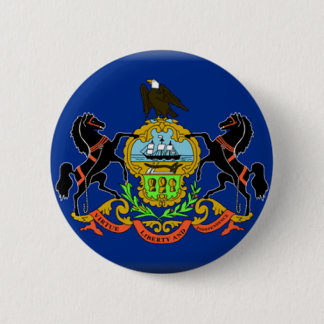 Macaron Rond 5 Cm Drapeau de la Pennsylvanie
