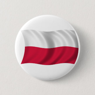 Macaron Rond 5 Cm Drapeau de la Pologne