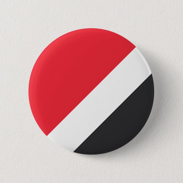 Macaron Rond 5 Cm Drapeau de la Principauté de Sealand (Devant)