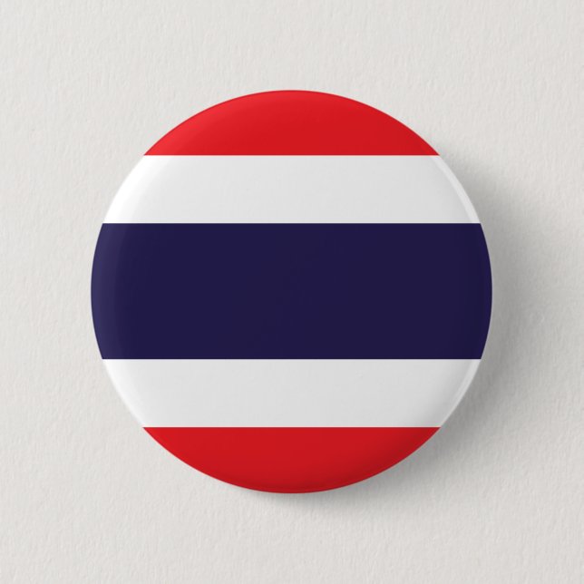 Macaron Rond 5 Cm Drapeau de la Thaïlande (Devant)