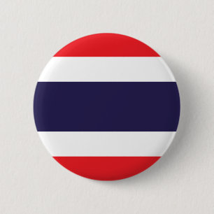 Macaron Rond 5 Cm Drapeau de la Thaïlande