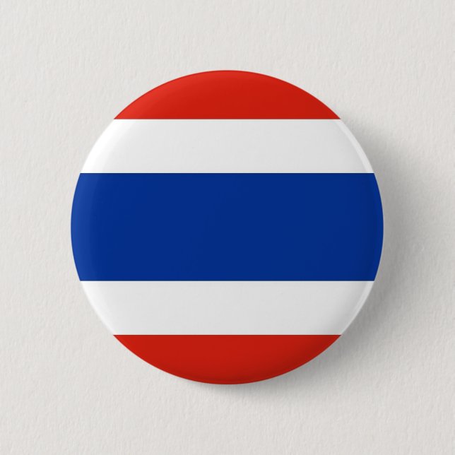 Macaron Rond 5 Cm Drapeau de la Thaïlande (Devant)