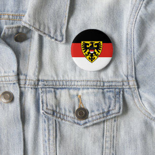Macaron Rond 5 Cm drapeau de la ville de Reutlingen allemagne symbol
