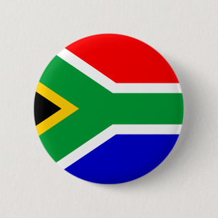 Macaron Rond 5 Cm Drapeau de l'Afrique du Sud