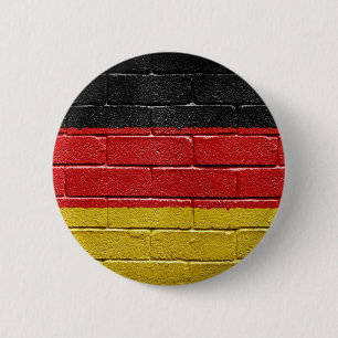 Macaron Rond 5 Cm Drapeau de l'Allemagne