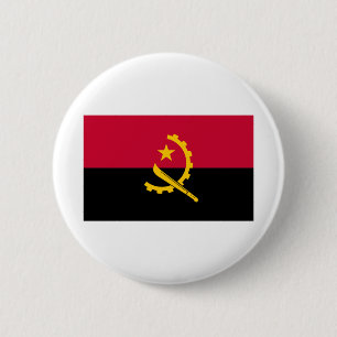 Macaron Rond 5 Cm Drapeau de l'Angola