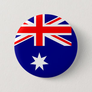 Macaron Rond 5 Cm Drapeau de l'Australie