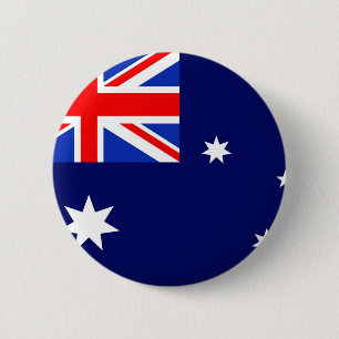 Macaron Rond 5 Cm Drapeau de l'Australie