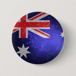 Macaron Rond 5 Cm Drapeau de l'Australie