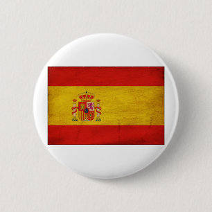 Macaron Rond 5 Cm Drapeau de l'Espagne