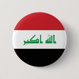 Macaron Rond 5 Cm Drapeau de l'Irak