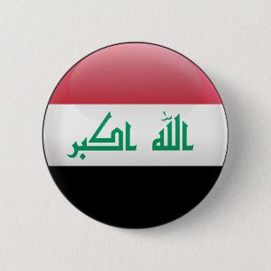 Macaron Rond 5 Cm Drapeau de l'Irak