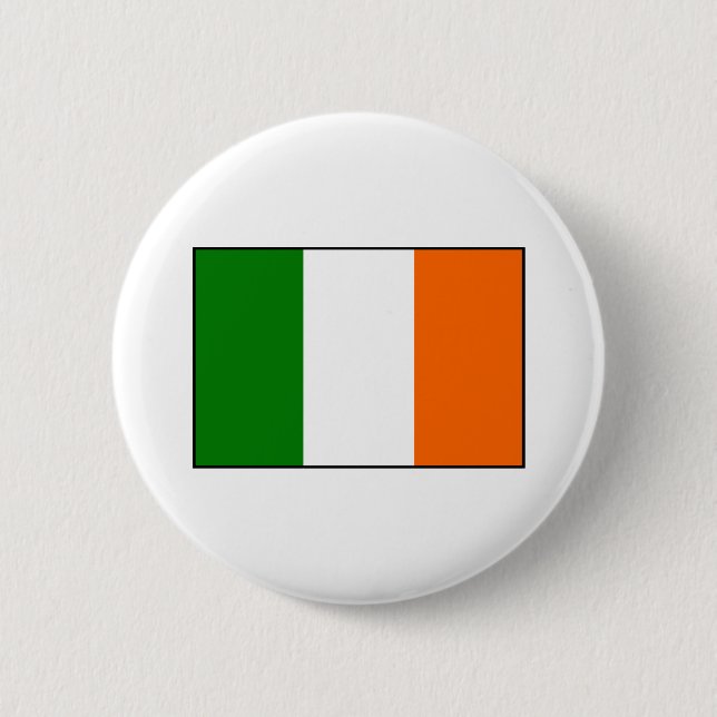 Macaron Rond 5 Cm Drapeau de l'Irlande (Devant)