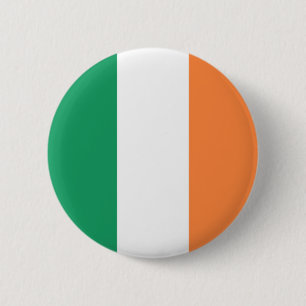 Macaron Rond 5 Cm Drapeau de l'Irlande sur le Pin/insigne de bouton