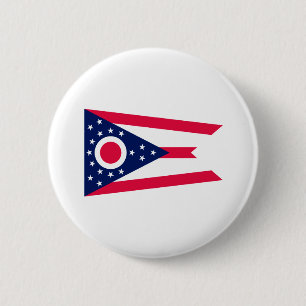Macaron Rond 5 Cm Drapeau de l'Ohio