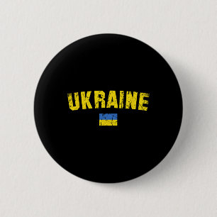 Macaron Rond 5 Cm Drapeau de l'Ukraine Vintage Hommes Femmes Enfants