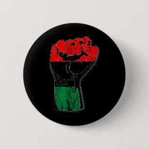 Macaron Rond 5 Cm Drapeau de l'Union panafricaine - Poignée d'histoi