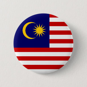 Macaron Rond 5 Cm Drapeau de Malaisie