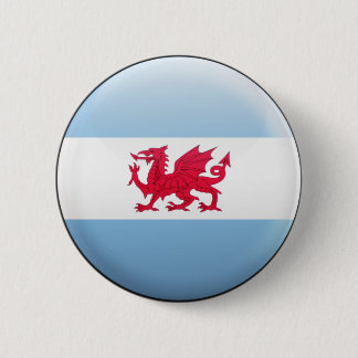 Macaron Rond 5 Cm Drapeau de Patagonia