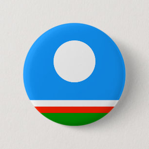 Macaron Rond 5 Cm Drapeau de Sakha