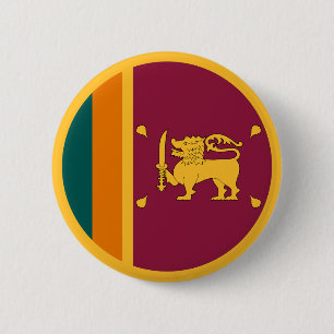 Macaron Rond 5 Cm Drapeau de Sri Lanka