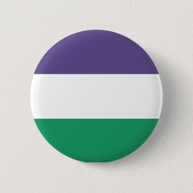 Macaron Rond 5 Cm Drapeau de Suffragette Suffrage féminin (Devant)