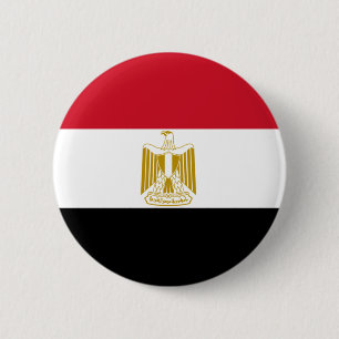 Macaron Rond 5 Cm Drapeau d'Egyptian