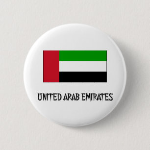Macaron Rond 5 Cm Drapeau des Emirats Arabes Unis