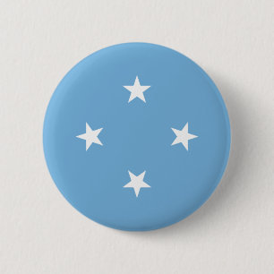 Macaron Rond 5 Cm Drapeau des États fédérés de Micronésie