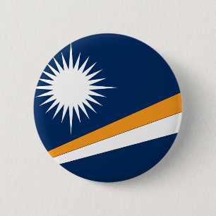Macaron Rond 5 Cm Drapeau des Marshall Islands