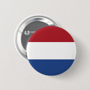 Macaron Rond 5 Cm Drapeau des Pays-Bas