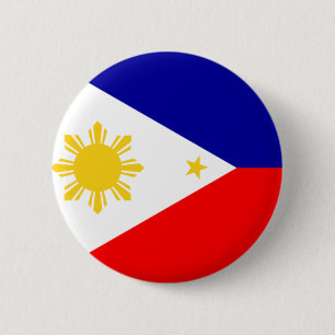 Macaron Rond 5 Cm Drapeau_des_Philippines_(bleu_marine).svg