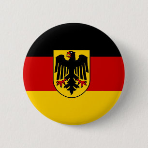 Macaron Rond 5 Cm Drapeau Deutschland