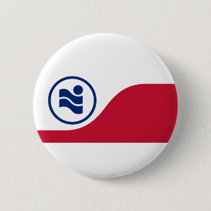 Macaron Rond 5 Cm Drapeau d'Irving, Texas