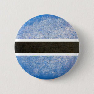Macaron Rond 5 Cm Drapeau du Botswana