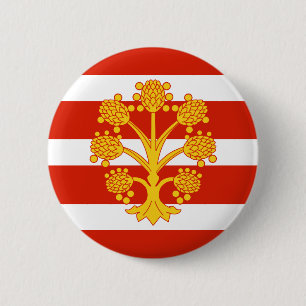Macaron Rond 5 Cm Drapeau du Bouton Pinback de Westmorland