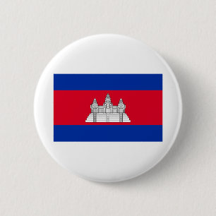 Macaron Rond 5 Cm Drapeau du Cambodge