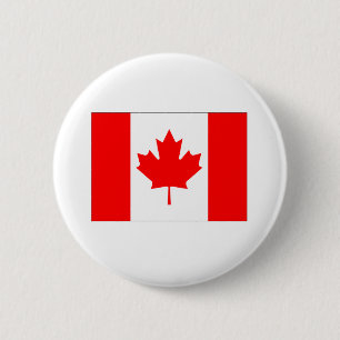 Macaron Rond 5 Cm Drapeau du Canada