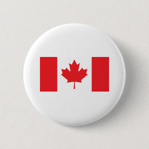 Macaron Rond 5 Cm Drapeau du Canada