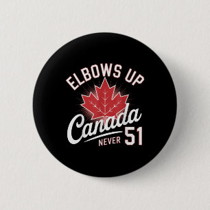 Macaron Rond 5 Cm Drapeau du Canada Jamais 51