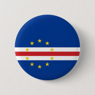 Macaron Rond 5 Cm Drapeau du Cap-Vert