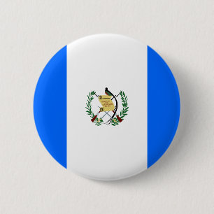 Macaron Rond 5 Cm Drapeau du Guatemala