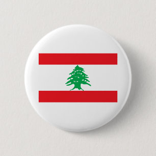 Macaron Rond 5 Cm Drapeau du Liban