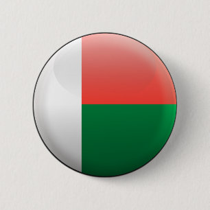 Macaron Rond 5 Cm Drapeau du Madagascar