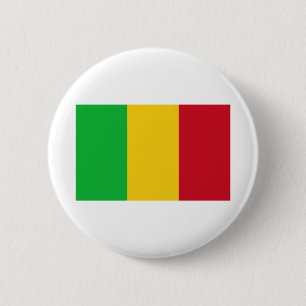 Macaron Rond 5 Cm Drapeau du Mali