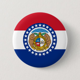 Macaron Rond 5 Cm Drapeau du Missouri