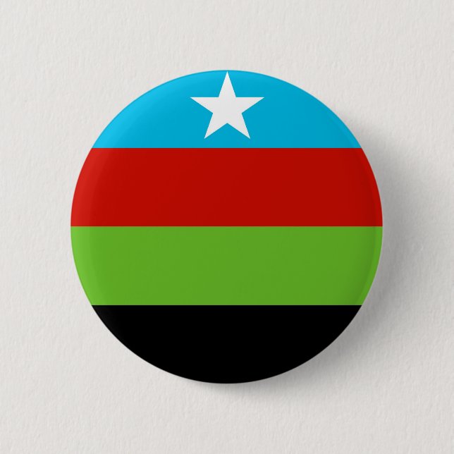 Macaron Rond 5 Cm Drapeau du Mouvement de libération des Bantous som (Devant)