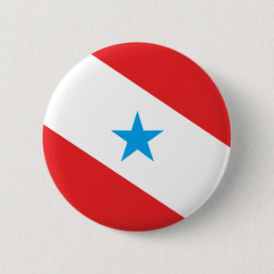 Macaron Rond 5 Cm Drapeau du Pará Brésil